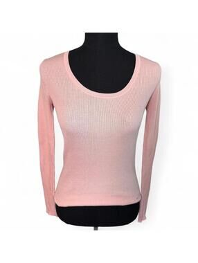 Pristine Akris Pink Italian Silk and Cotton Blend Luxury Knit sz US 8